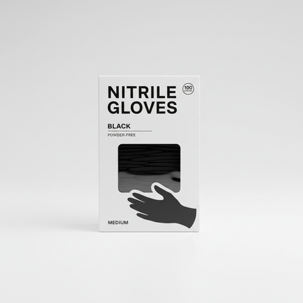 Black Nitrile Gloves Box