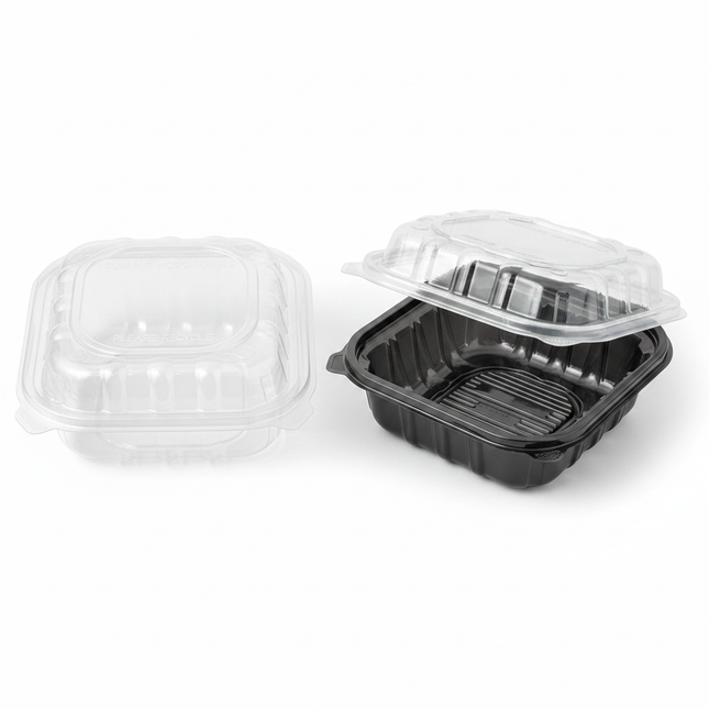 Clear Hinged Clamshell
