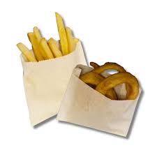 Grease-Resistant French Fry Bag-Large -K
