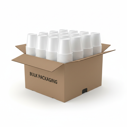 44oz white foam cups bulk case