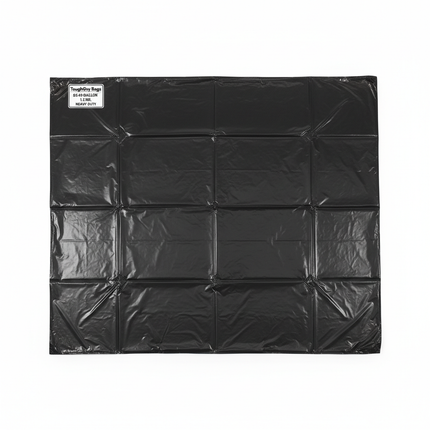Black 55-60 gallon 1.2 mil trash liner