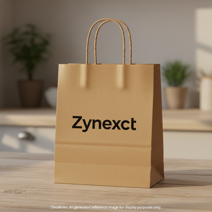 Brown Paper Bag #2 TC lifestyle shot with Zynexct logo