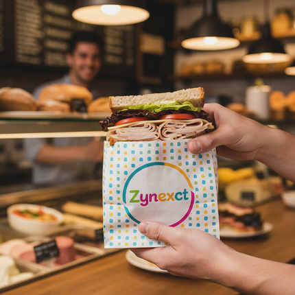Custom Sandwich Bag MC - Lifestyle Use Example