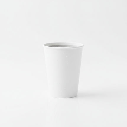 Single 44oz white paper cold cup