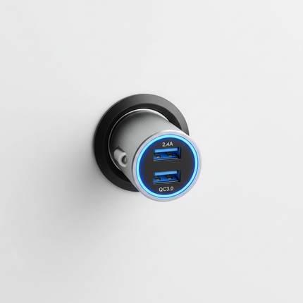 Dual Port Car Charger - Product View