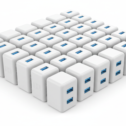 Dual Port Wall Charger - Bulk Quantity