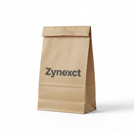 Brown Paper Bag #6 TC with Zynexct logo