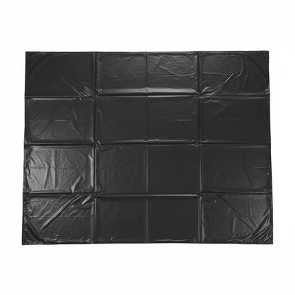 Black 55 gallon trash liner 38x60