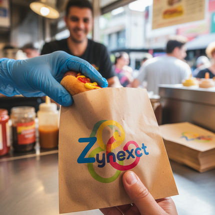 Custom Hot Dog Bag MC - Lifestyle Use Example